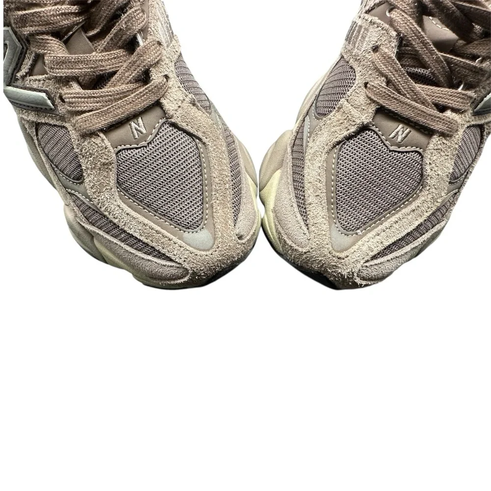 New Balance 9060 “Mushroom / Timberwolf” Sneakers – Women’s 7 / Men’s 5.5 - Picture 4 of 5